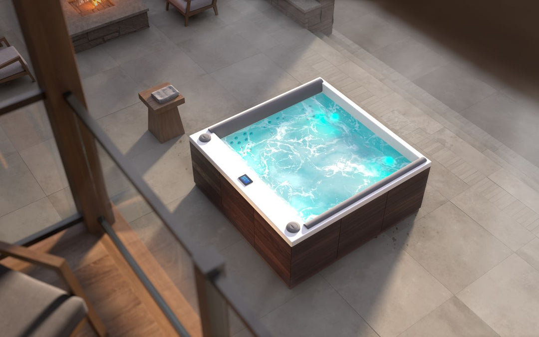 Downtown 2 Spa With Thermory Wooden Siding