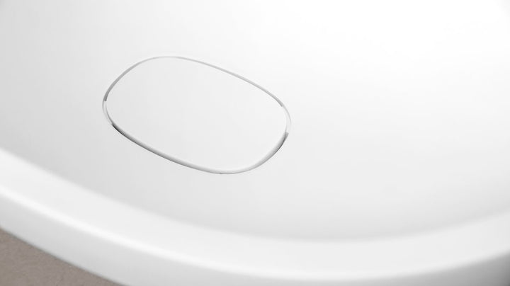 Karolina 2 White Oval Vessel Sink