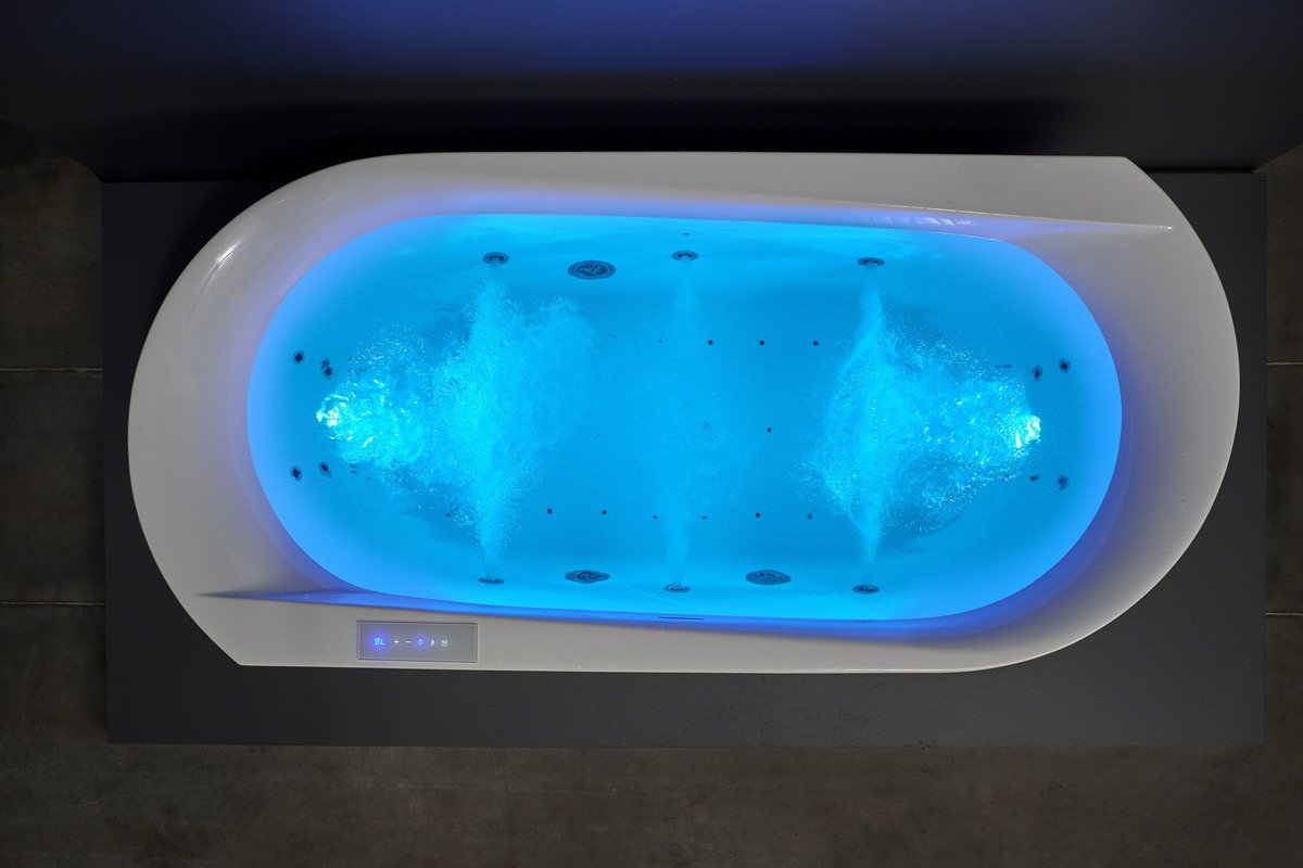 ᐈ 【Aquatica Purescape™ 107-Wht HydroRelax Pro Jetted Bathtub