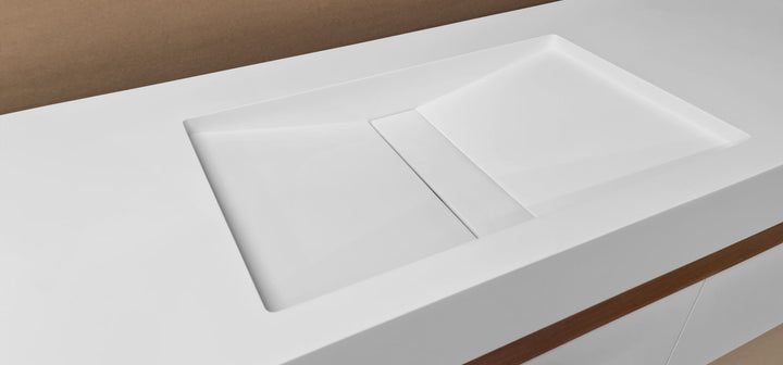 Millennium-180 White Stone Sink