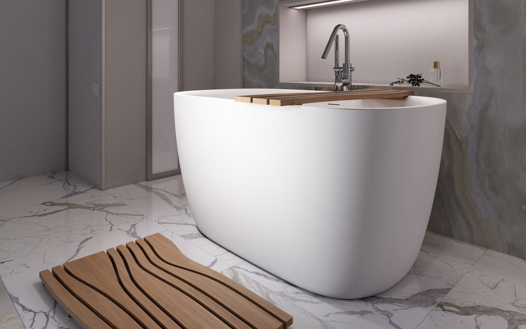 Lullaby 2 Max Freestanding Solid Surface Bathtub
