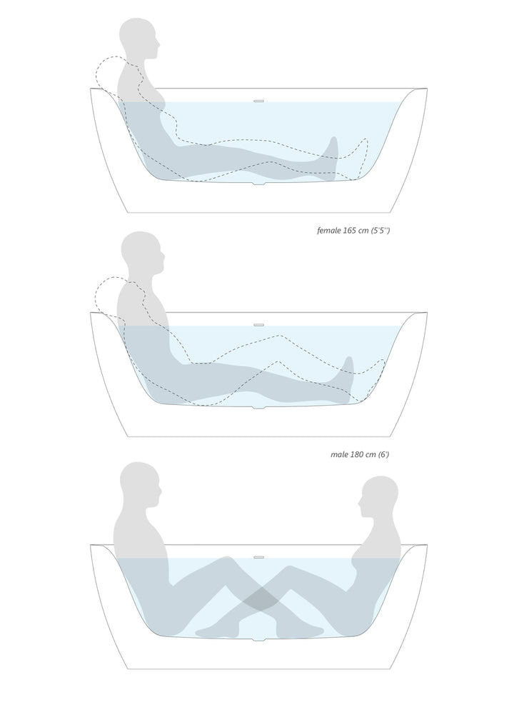 Sensuality Freestanding Solid Surface Bathtub