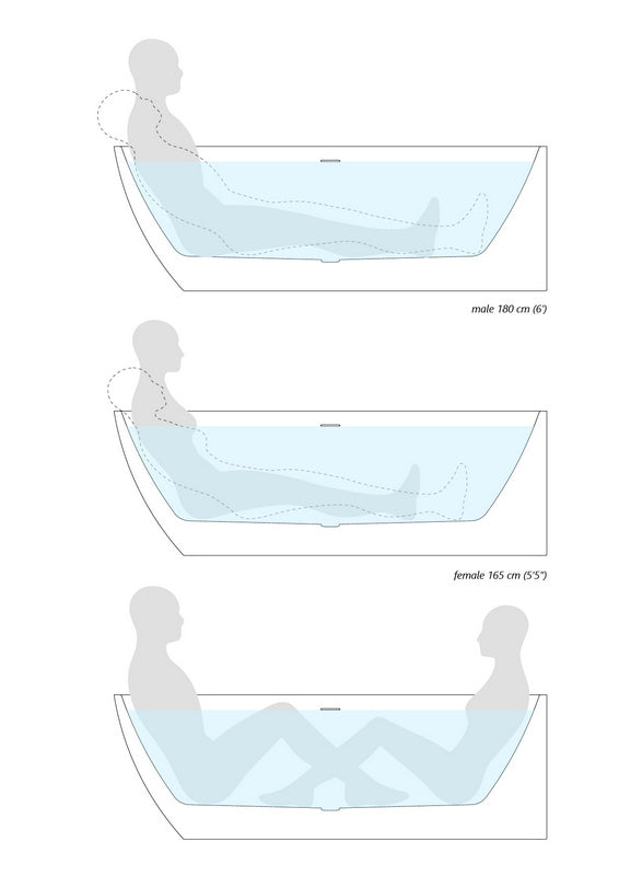 Purescape 118-L Corner Freestanding Bathtub