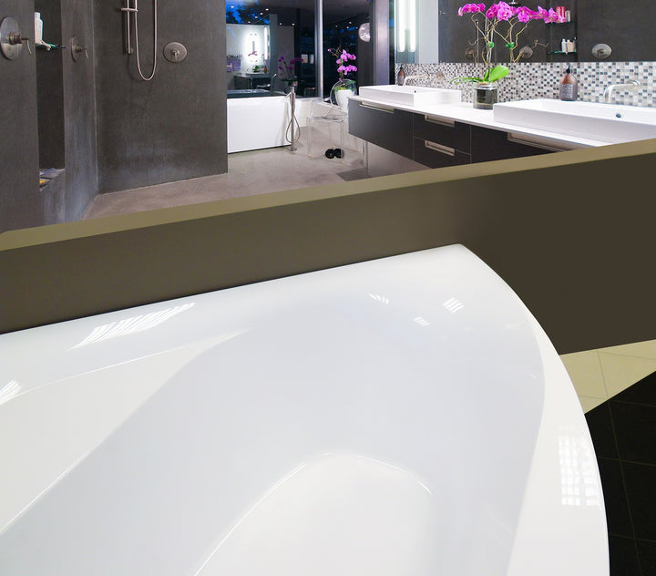 Olivia-B Acrylic Corner Bathtub
