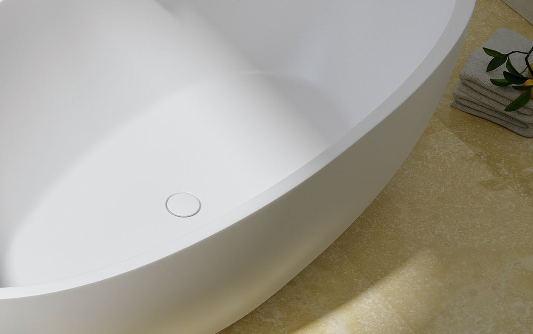 Spoon 2 Freestanding Solid Surface Bathtub