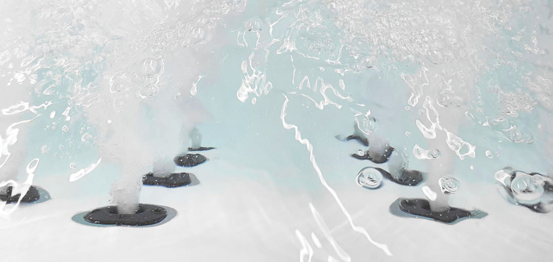 Downtown Spa with White Composite Siding (fmr. Maridur)