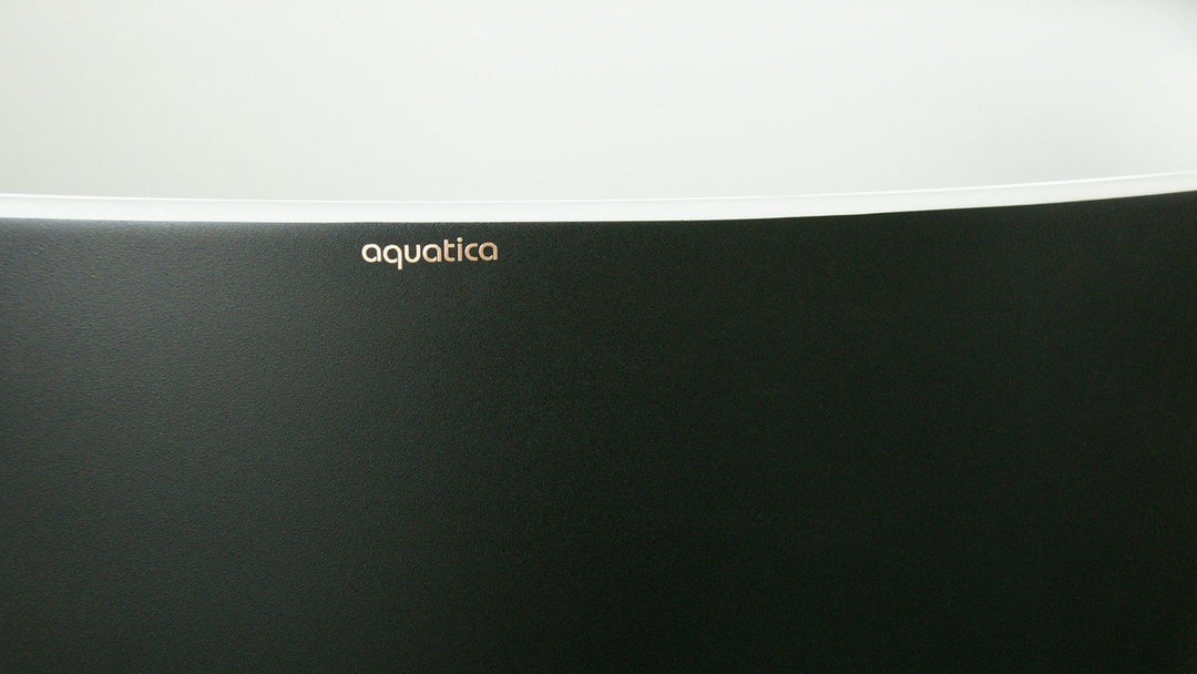 True Ofuro Mini Black-White Freestanding Solid Surface Bathtub