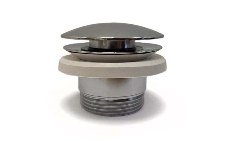 Euroclicker 3 Bathtub Drain (Polished Chrome) Full Assembly