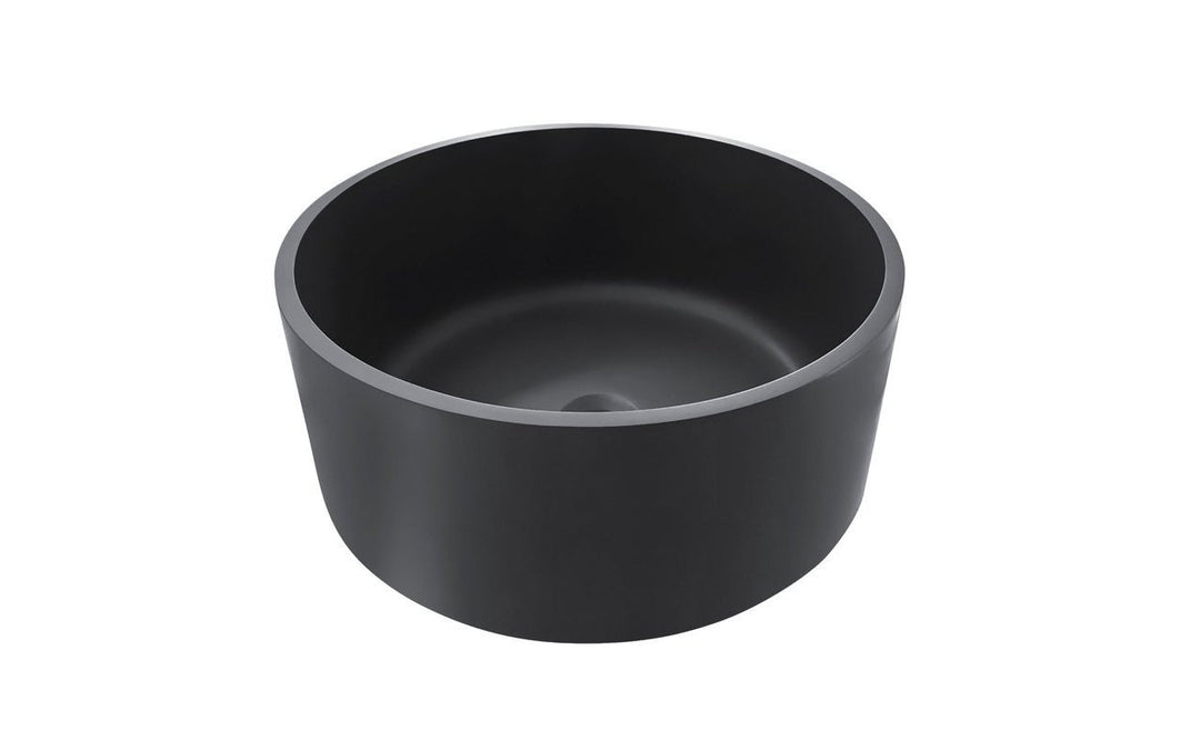 Solace-B Black Round Vessel Sink