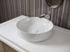 Metamorfosi-Wht Round Ceramic Vessel Sink