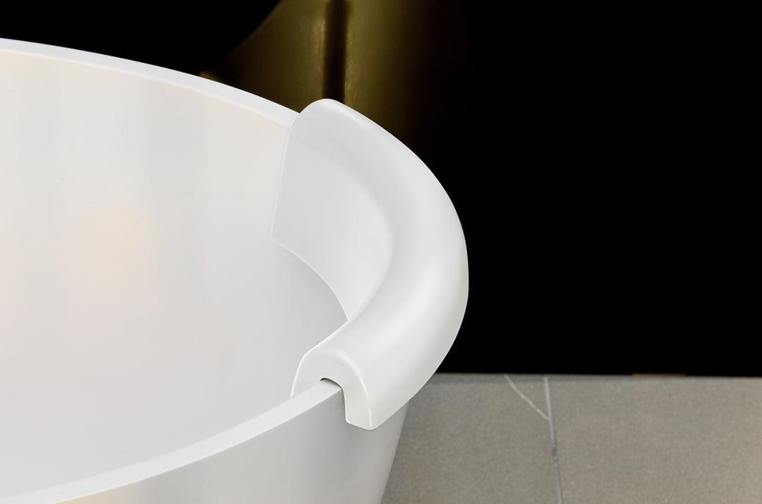 Beatrice Bath Headrest - White