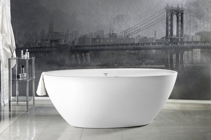 Sensuality Mini Relax Freestanding Solid Surface Bathtub