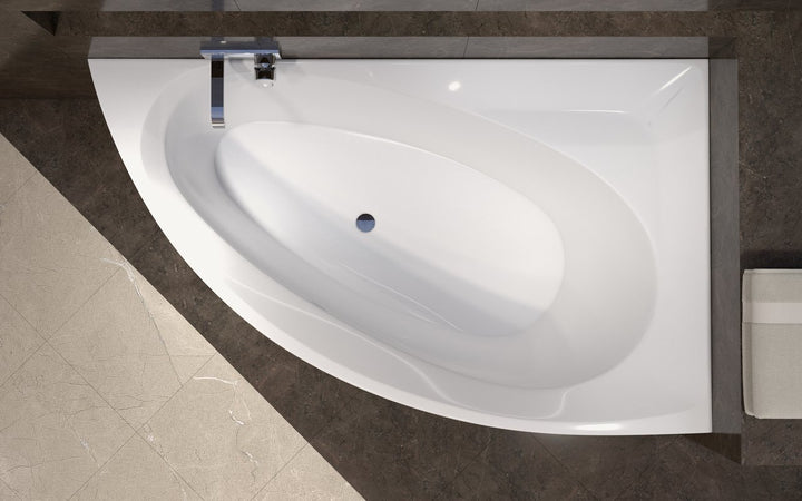 Idea-L White Freestanding Acrylic Bathtub