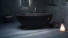 Karolina 2 Black-Matte Stone Bathtub