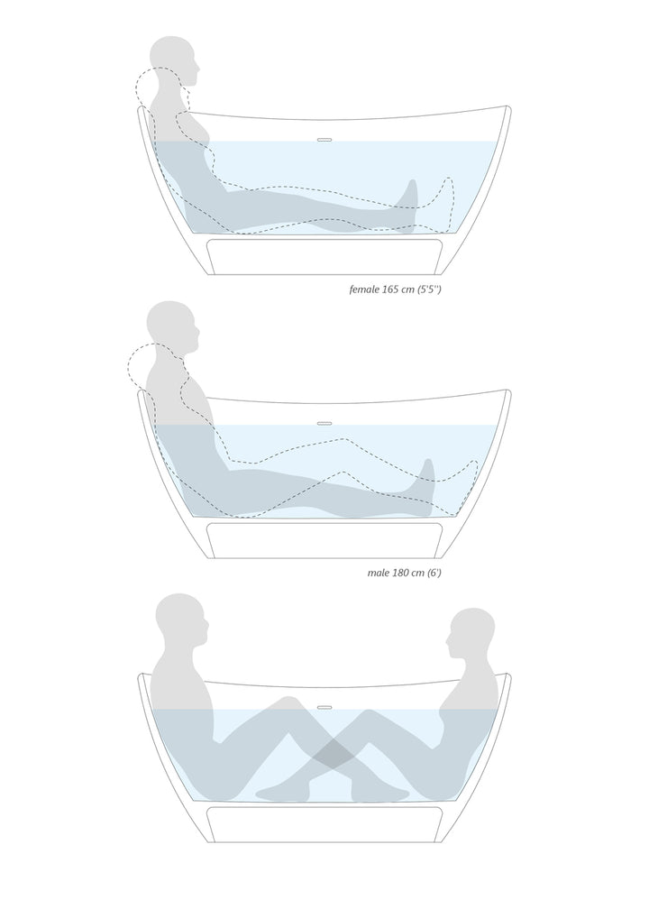 Luna Freestanding Solid Surface Bathtub