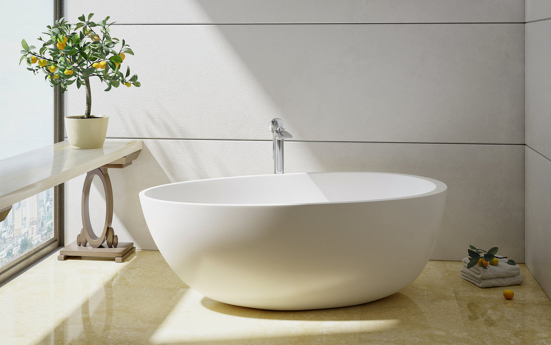 Spoon 2 Freestanding Solid Surface Bathtub