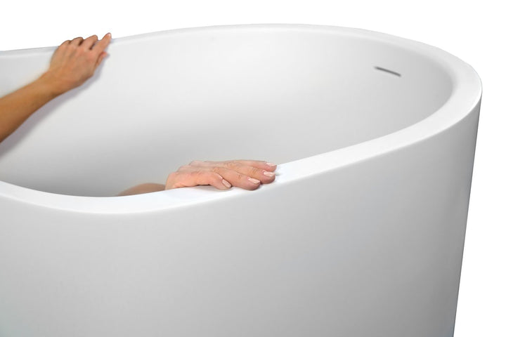True Ofuro Nano White Solid Surface Bathtub