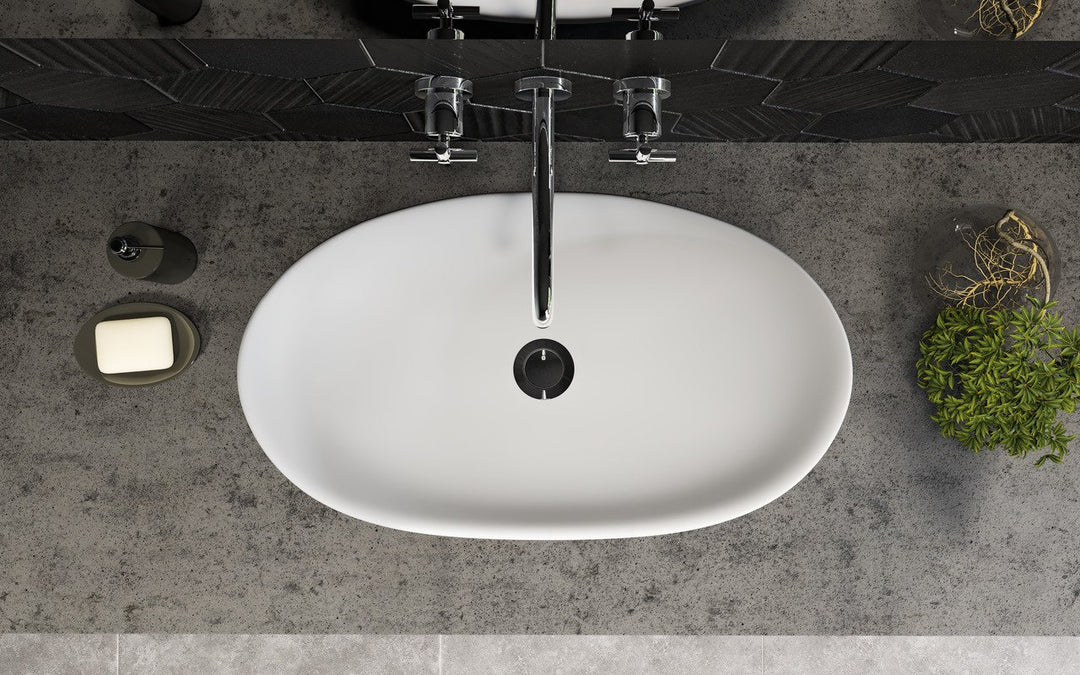 Luna White Vessel Sink
