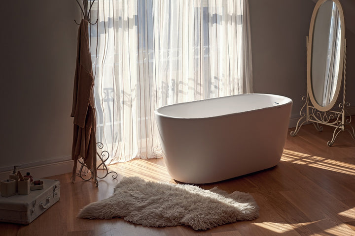Lullaby Mini Freestanding Solid Surface Bathtub