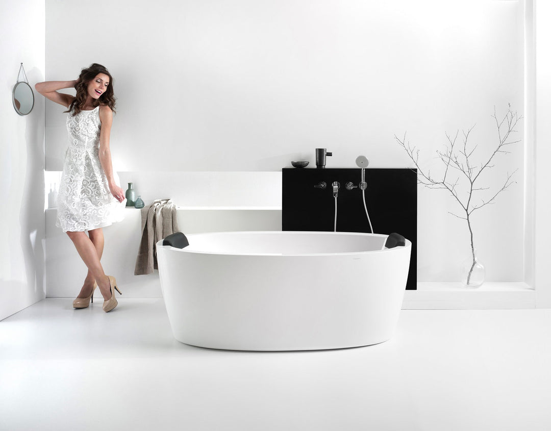 Comfort Black Bath Headrest