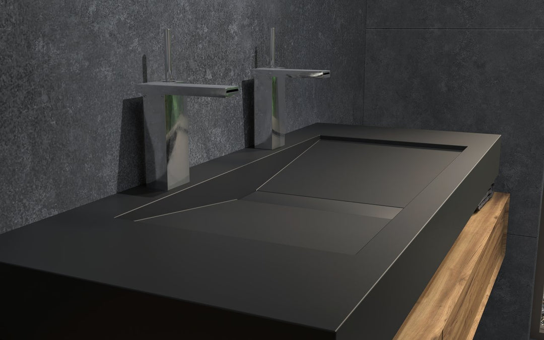 Millennium-180 Black Stone Sink