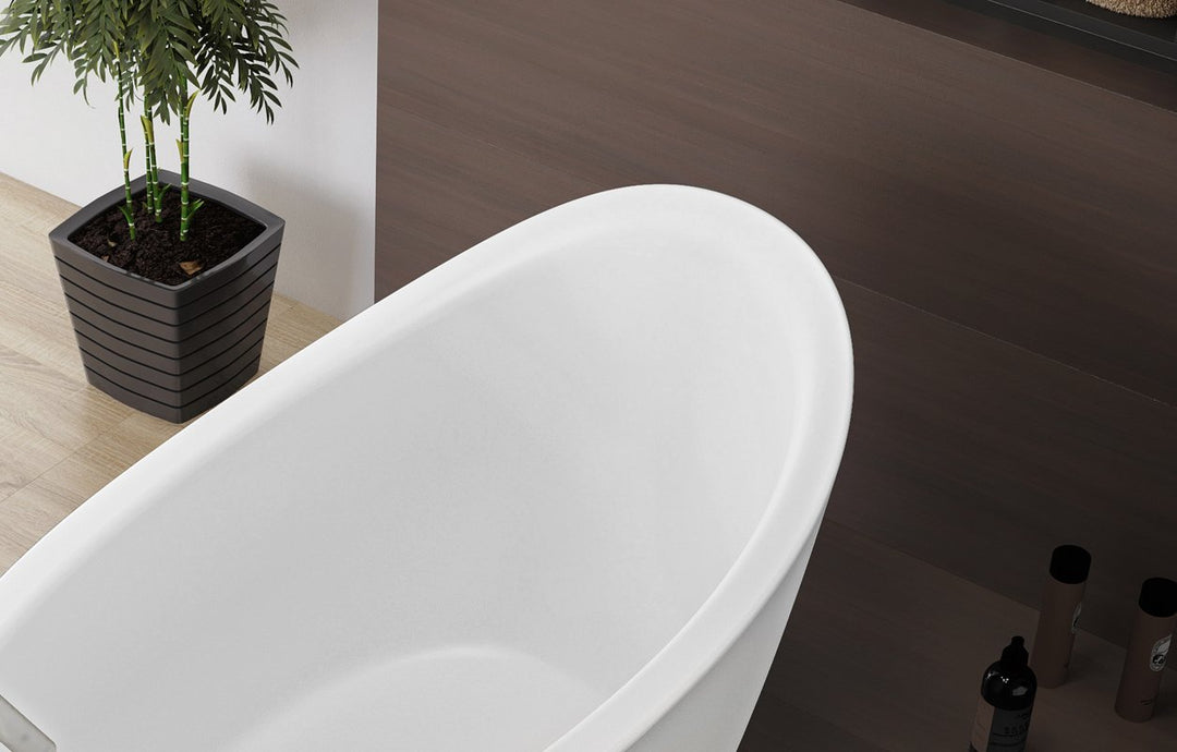 Emmanuelle 2 Freestanding Solid Surface Bathtub