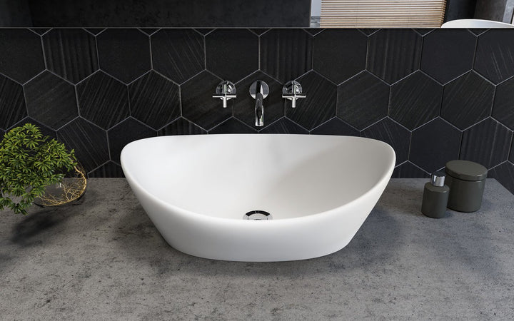 Luna White Vessel Sink