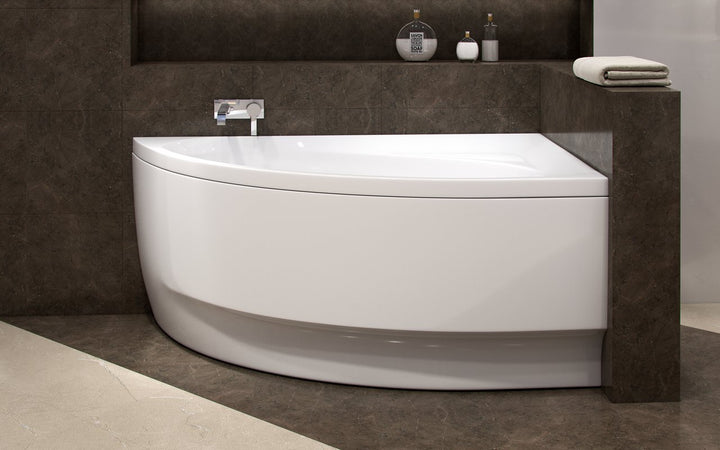 Idea-L White Freestanding Acrylic Bathtub