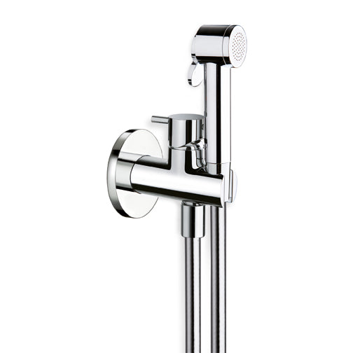 Gamma-676 Hand Held WC/Bidet Sprayer with Holder and Hose in Chrome