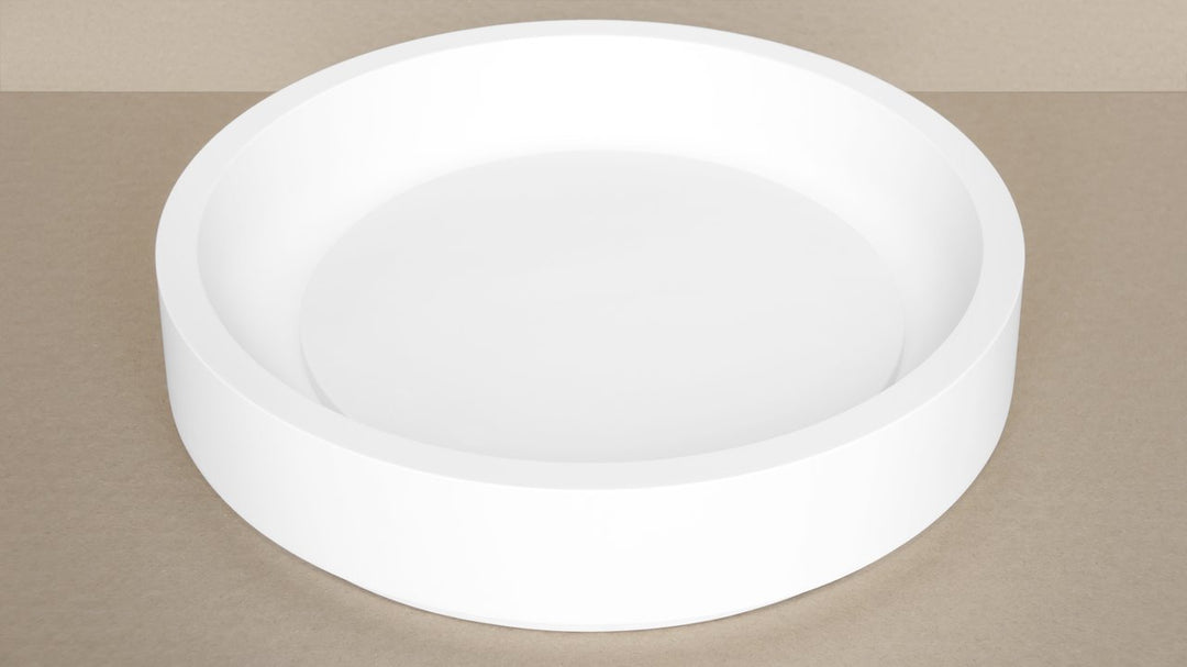 Solace-A Plus White Round Vessel Sink