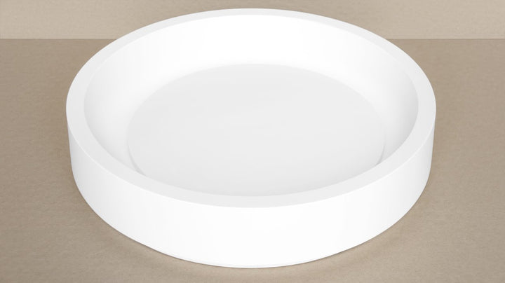 Solace-A Plus White Round Vessel Sink