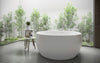 Aura Mini White Stone Bathtub