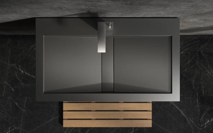 Millennium-90 Black Stone Sink