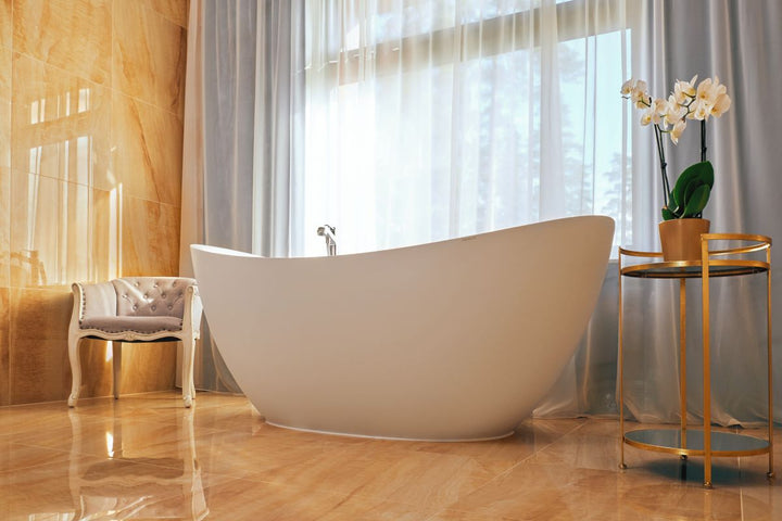 Lillian Freestanding Solid Surface Bathtub