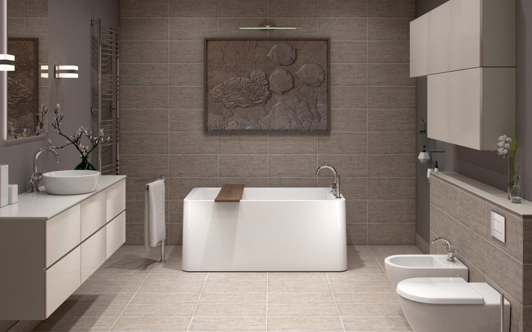 PureScape 327B Freestanding Acrylic Bathtub