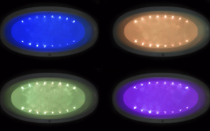 Sensuality Mini Black-White Relax Freestanding Solid Surface Bathtub