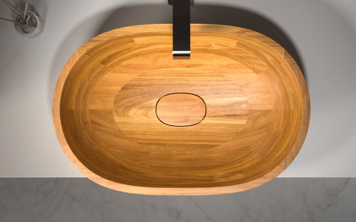 Karolina Oak Vessel Sink