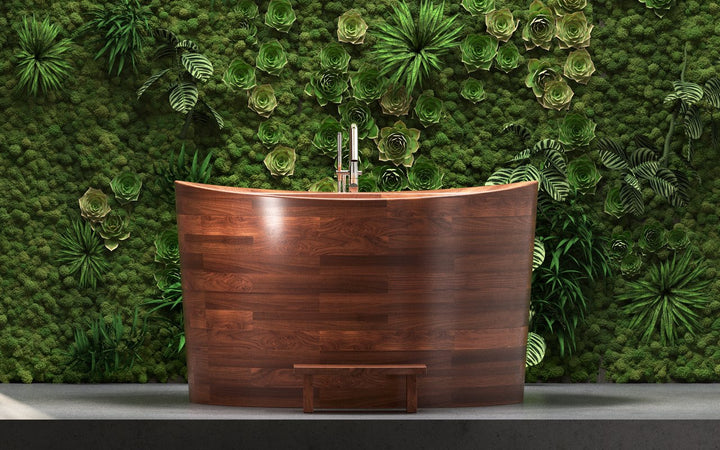 True Ofuro Duo Freestanding Wooden Bathtub