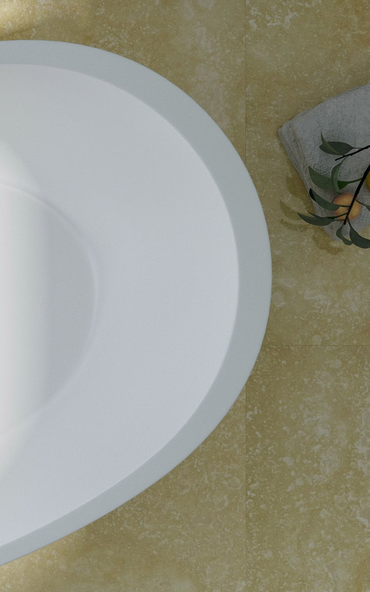 Spoon 2 Freestanding Solid Surface Bathtub