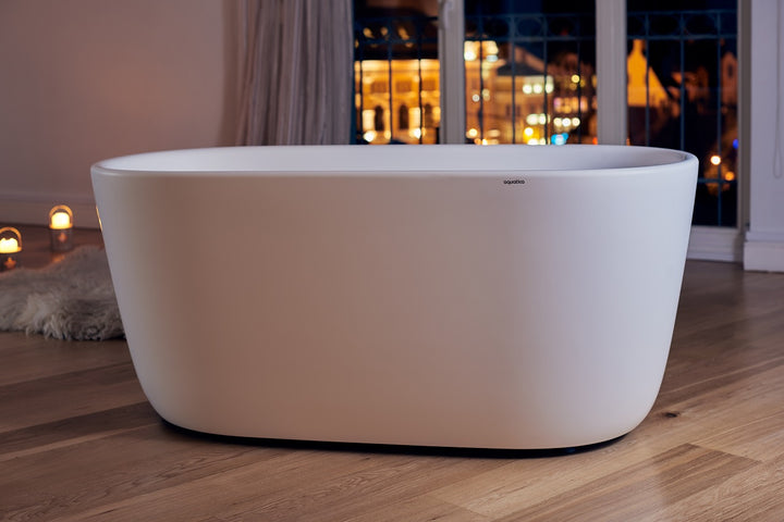 Lullaby Mini Freestanding Solid Surface Bathtub