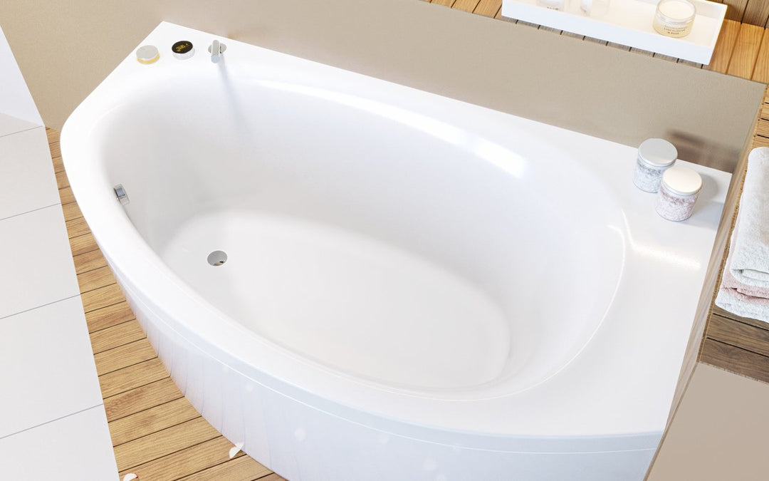 Anette-B-L Corner Acrylic Bathtub