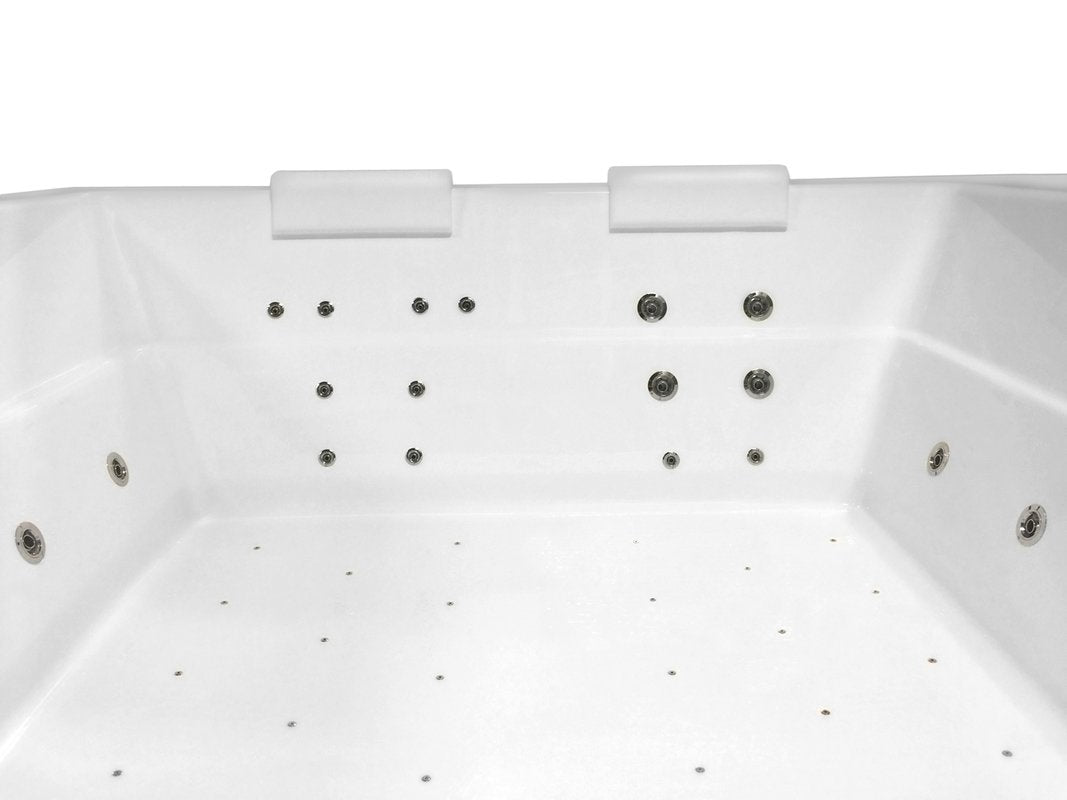 Comfort White Bath Headrest