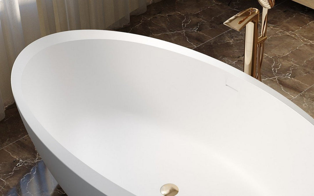 Illusion Freestanding Solid Surface Bathtub