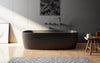 Aquatica Coletta Graphite Black Freestanding Solid Surface Bathtub