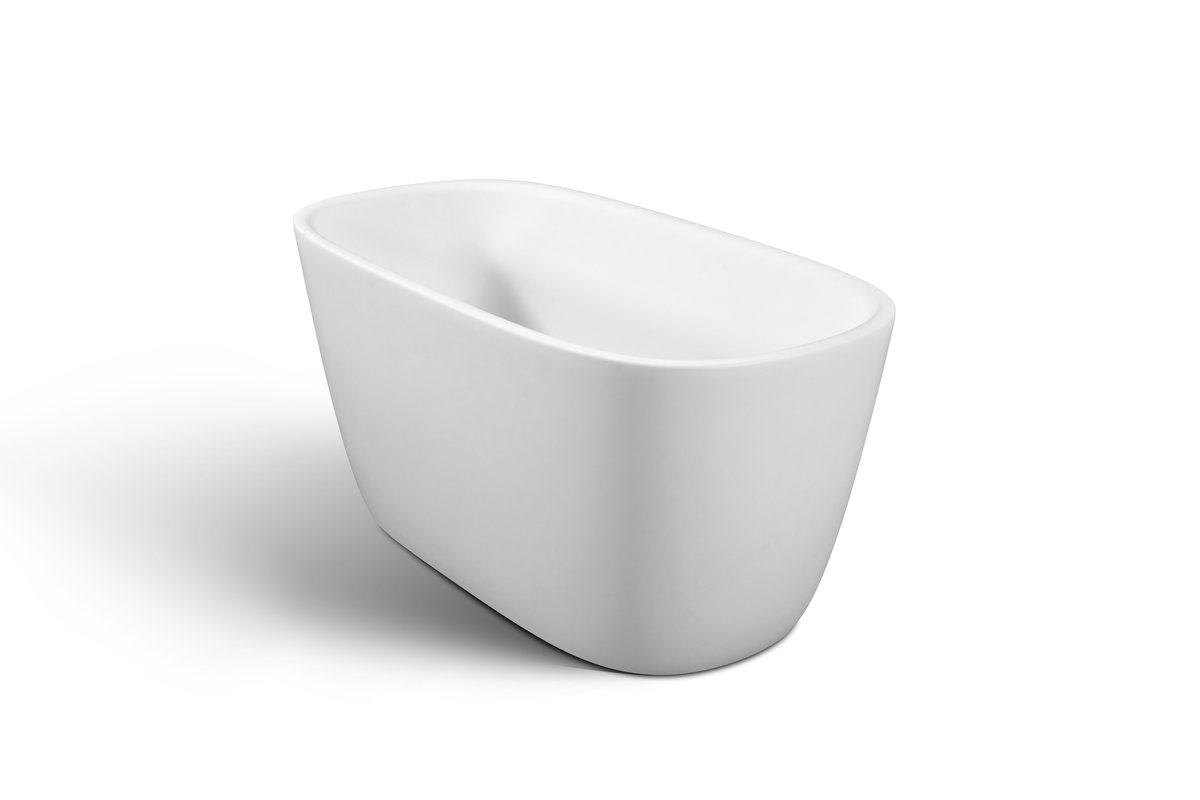 Lullaby 2 Max Wht Stone Bathtub – Aquatica Baths USA - Premium