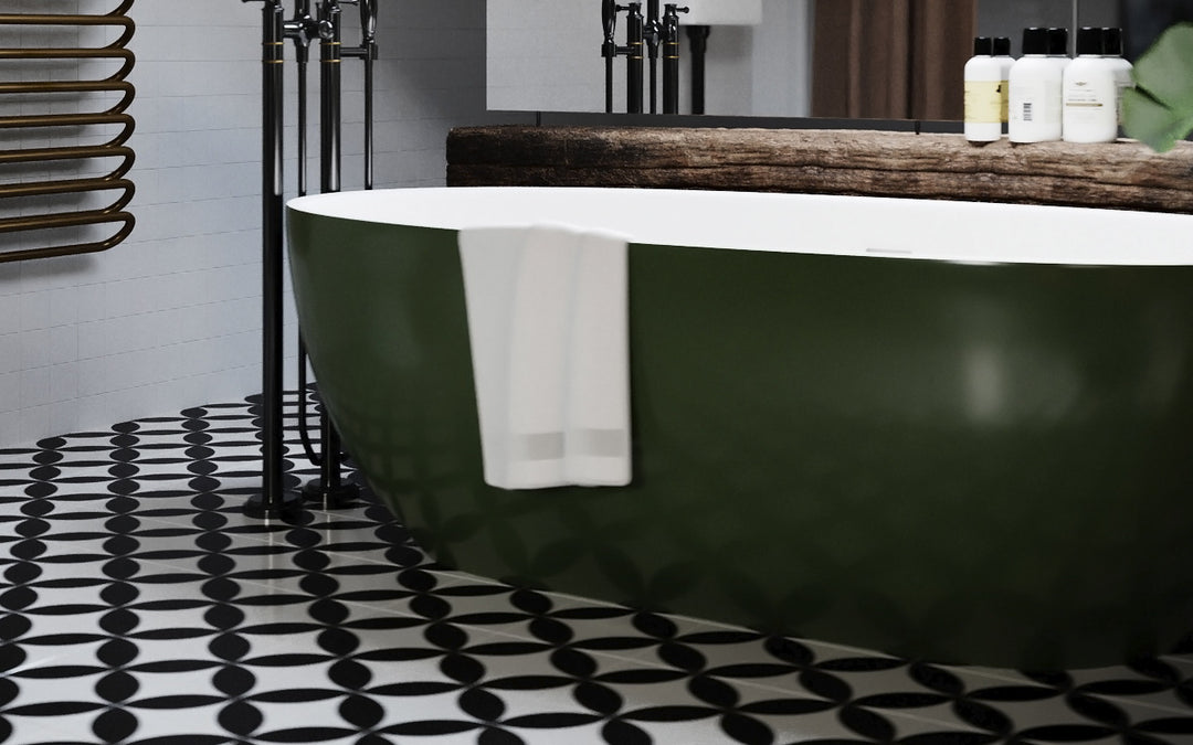 Aquatica AquateX Wht-Moss Green Material Sample