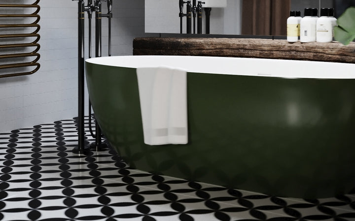 Aquatica AquateX Wht-Moss Green Material Sample