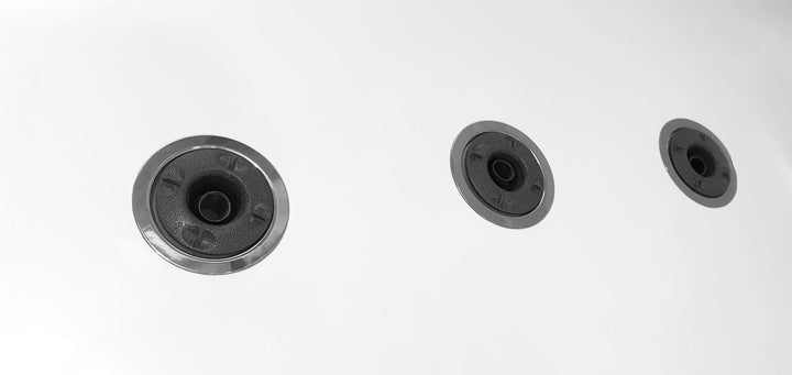 Downtown Spa with White Composite Siding (fmr. Maridur)