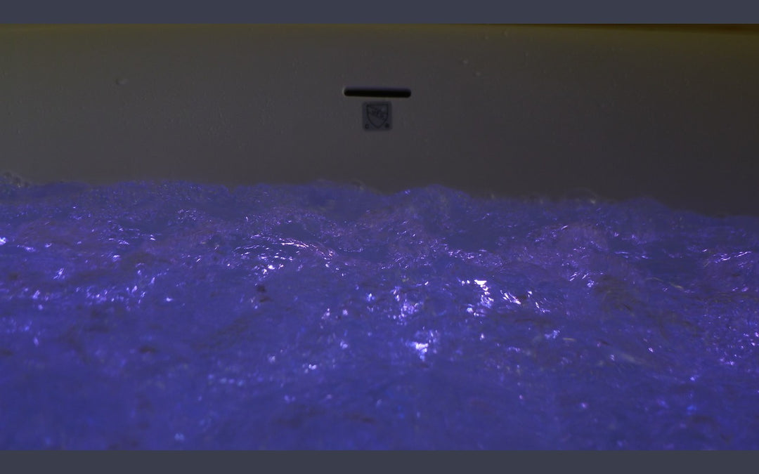 Sensuality Mini Black-White Relax Freestanding Solid Surface Bathtub