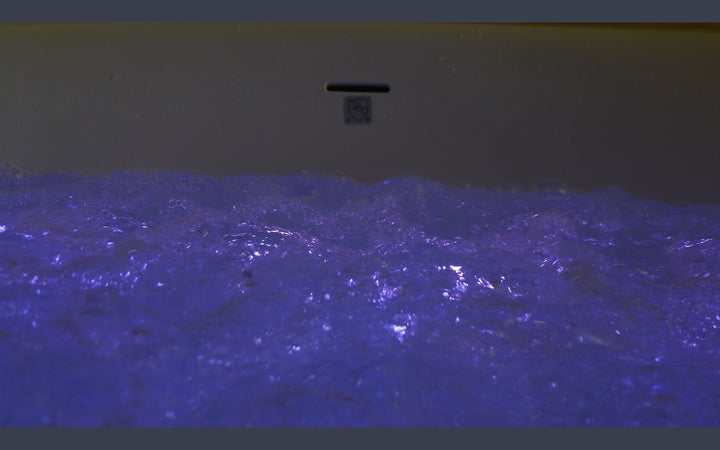 Sensuality Mini Black-White Relax Freestanding Solid Surface Bathtub